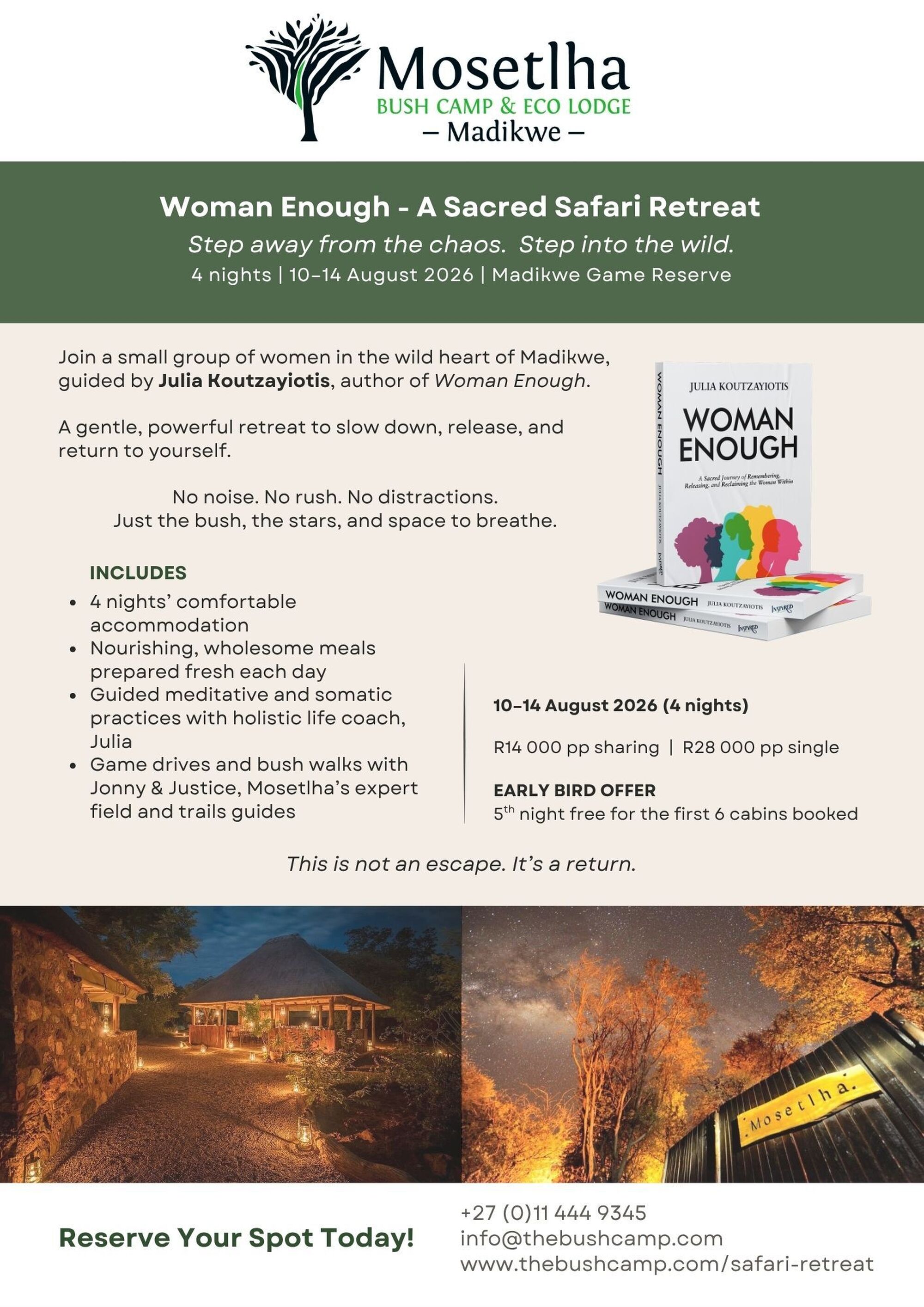 Woman Enough 2026 Wellness Retreat